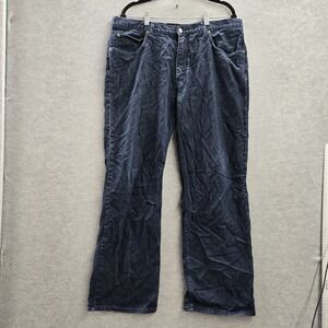 VINTAGE Dickies Men Jeans 38 Dark Blue Denim 31" Inseam Baggy Y2K